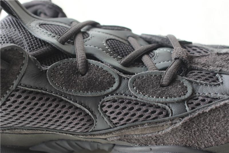 God Yeezy 500 Shadow Black retail sample version ready to ship